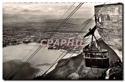 Cartes postales Annecy et son Lac vus du Telepherique du Mont Veyrier