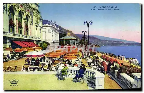 Cartes postales Monte Carlo Les Terrases du Casino