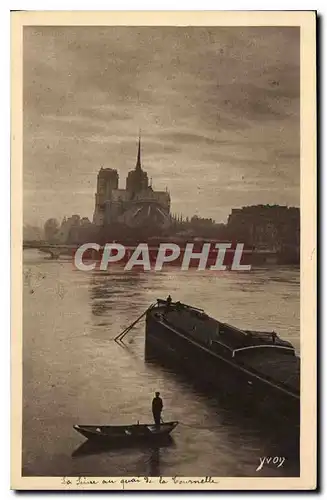 Ansichtskarte AK Paris La Seine au Quai de la Tournelle