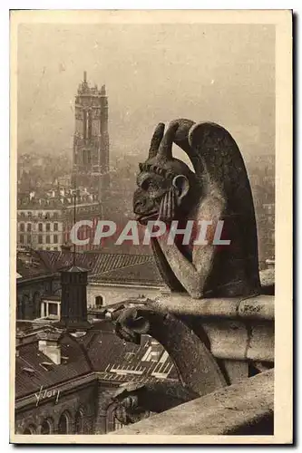 Ansichtskarte AK Paris Notre Dame de Paris Detail de la Facade Ouest