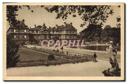 Cartes postales Paris en flanant Palais et jardin du Luxembourg