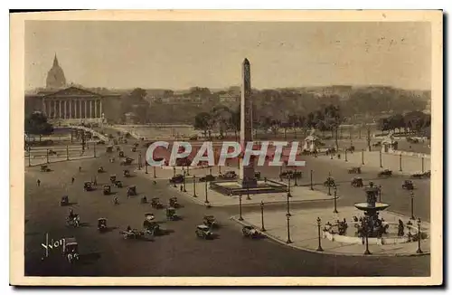 Cartes postales Paris La Place de la Concorde