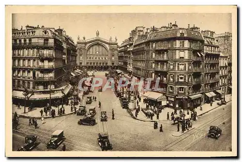 Ansichtskarte AK Paris Boulevard Magenta et Gare du Nord