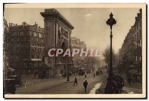 Ansichtskarte AK Paris La Porte Saint Denis et les Grands Boulevards