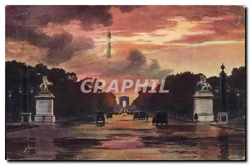 Cartes postales Paris L'Avenue des Champs Elysees