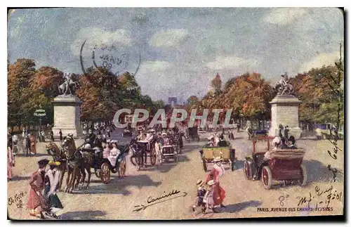 Cartes postales Paris Avenue des Champs Elysees