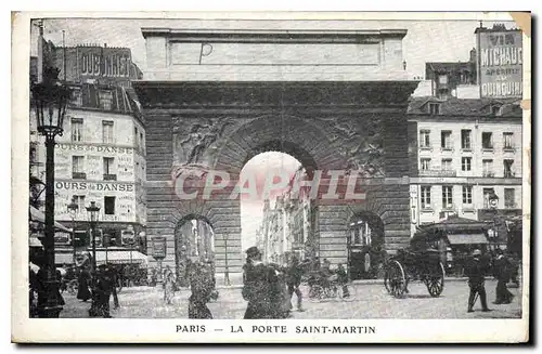 Cartes postales Paris La Porte Saint Martin