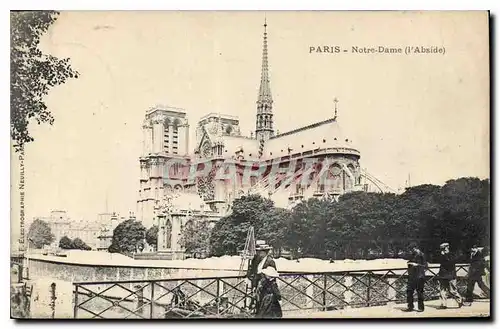 Cartes postales Paris Notre Dame l'Abside