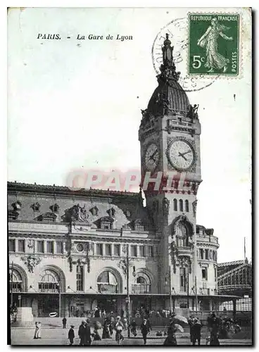 Cartes postales Paris la Gare de Lyon