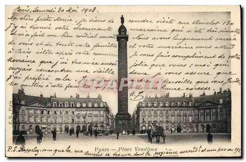 Cartes postales Paris Place Vendome