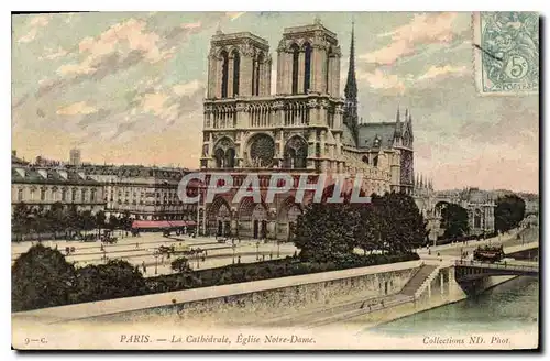 Ansichtskarte AK Paris la Cathedrale Eglise Notre Dame