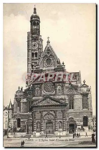 Cartes postales Paris l'eglise Saint Etienne du Mont