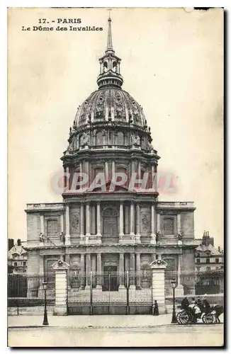 Cartes postales Paris le Dome des Invalides