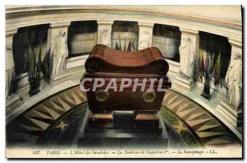 Cartes postales Paris l'Hotel des Invalides le Tombeau de Napoleon Ier le Sacophage