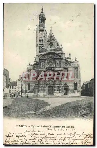 Cartes postales Paris Eglise Saint Etienne du Mont