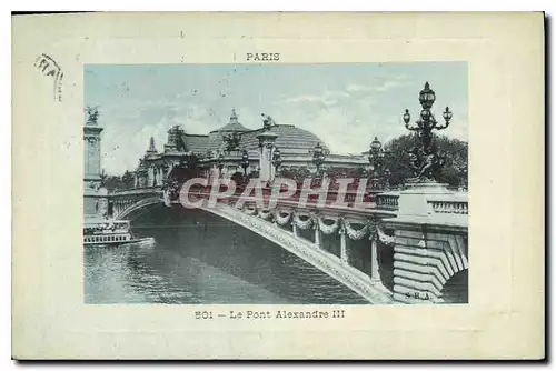 Cartes postales Paris le Pont Alexandre III