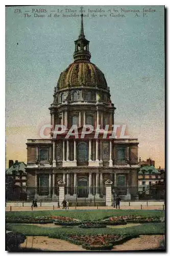 Ansichtskarte AK Paris le Dome des Invalides et les Nouveaux Jardins