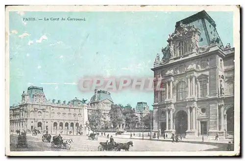 Cartes postales Paris la Cour du Carrousel