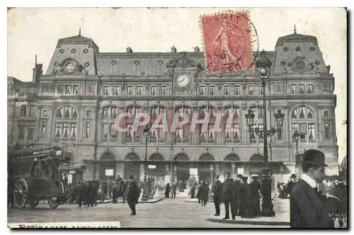 Cartes postales Paris Gare Saint Lazare