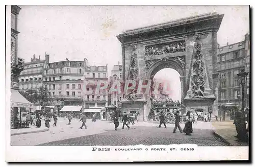 Cartes postales Paris Boulevard Porte St Denis