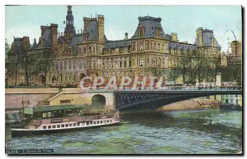 Cartes postales Paris l'Hotel de Ville