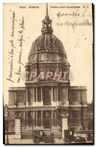 Cartes postales Paris Dome des Invalides