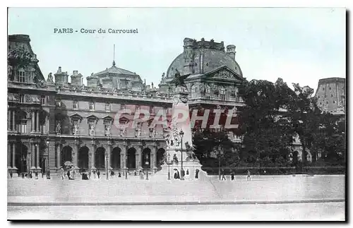 Ansichtskarte AK Paris Cour du Carrousel