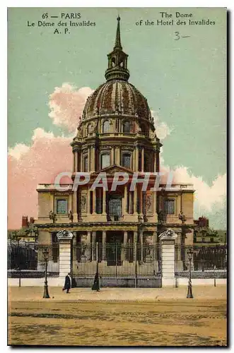 Cartes postales Paris le Dome des Invalides