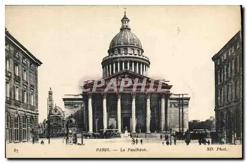 Cartes postales Paris le Pantheon