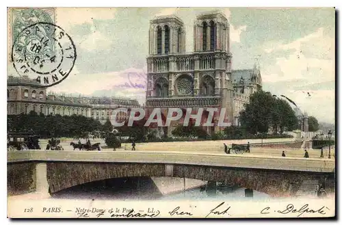 Cartes postales Paris Notre Dame et le Pont