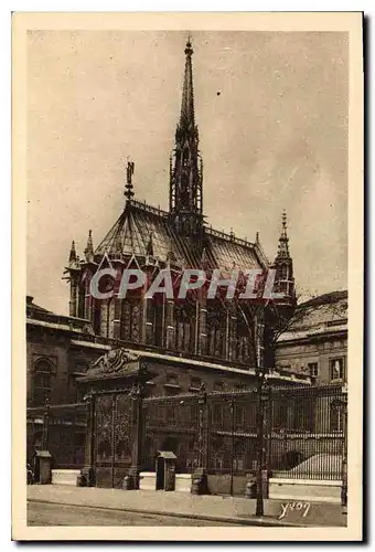 Ansichtskarte AK Paris en flanant la Sainte Chapelle et la Grille du Palais de Justice