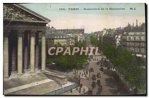 Cartes postales Paris Boulevard de la Madeleine