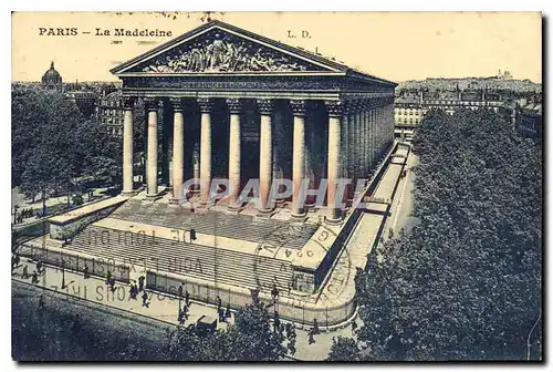 Cartes postales Paris la Madeleine