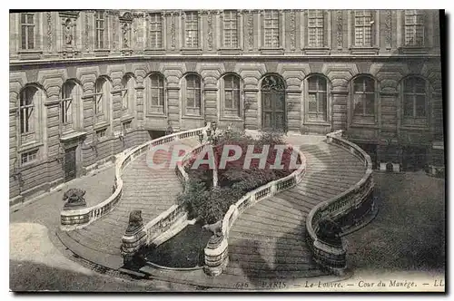 Cartes postales Paris le Louvre Cour du Manege