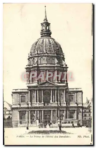 Cartes postales Paris le Dome de l'Hotel des Invalides