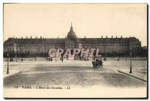 Cartes postales Paris l'hotel des Invalides