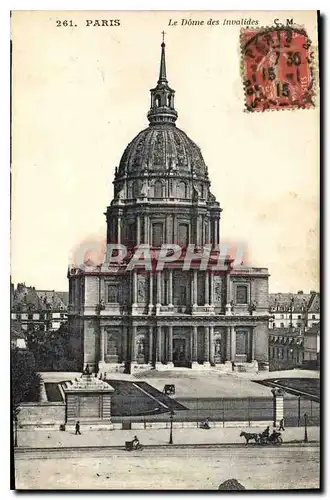 Cartes postales Paris le Dome des Invalides