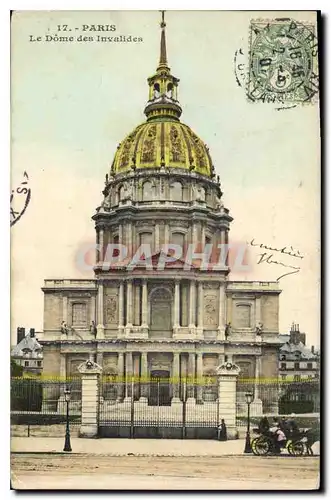 Cartes postales Paris le Dome des Invalides