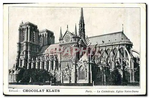 Ansichtskarte AK Paris la Cathedrale Eglise Notre Dame