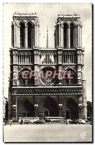 Ansichtskarte AK Paris Facade de la Cathedrale Notre Dame 1163 1260