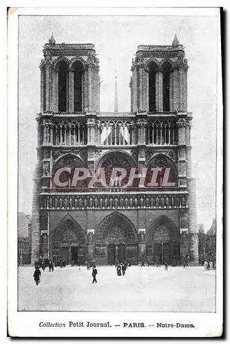 Cartes postales Collection petit Journal Paris Notre Dame