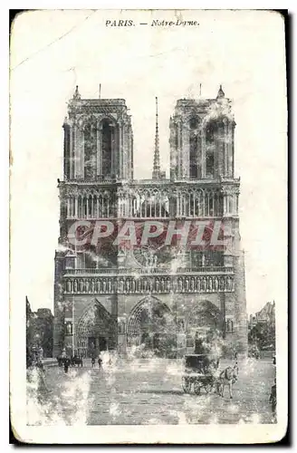 Cartes postales Paris Notre Dame