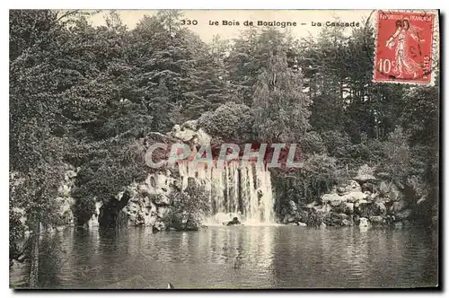 Cartes postales Le Bois de Boulogne la Cascade