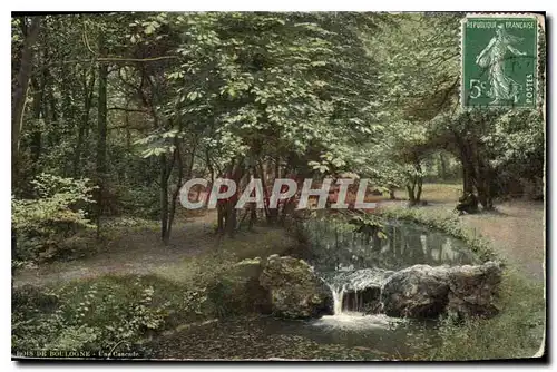 Ansichtskarte AK Bois de Boulogne les Cascade