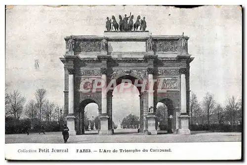 Ansichtskarte AK Collection petit Journal Paris l'Arc de Triomphe du Carrousel