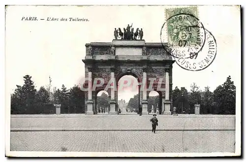 Cartes postales Paris l'Arc des Tuileries