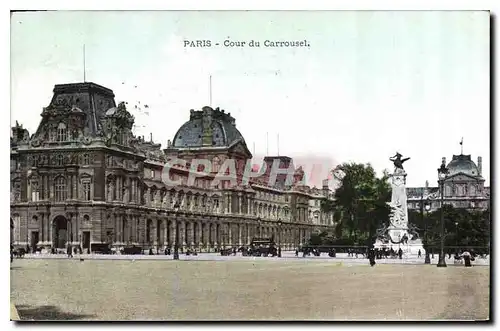 Ansichtskarte AK Paris Cour du Carrousel