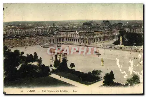 Ansichtskarte AK Paris Vue generale du Louvre