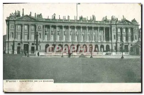 Cartes postales Paris Ministere de la Marine