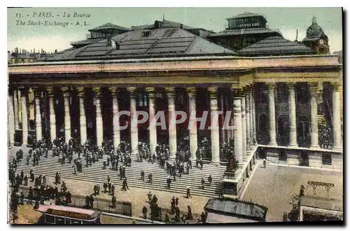 Cartes postales Paris la Bourse